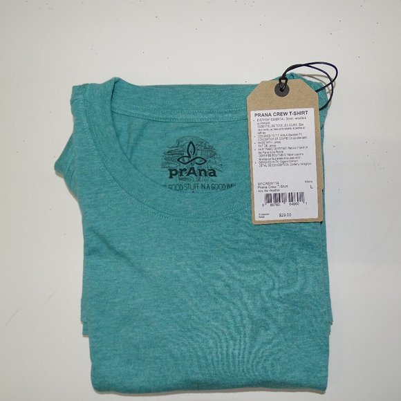 Prana Crew T-Shirt NWT - Picture 5 of 6